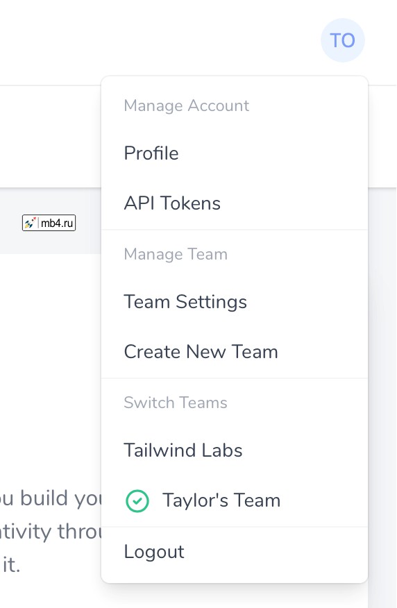 You may access the user's current team using the $user->currentTeam Eloquent relationship