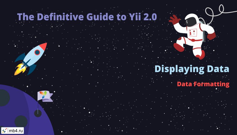 Data Formatting in Yii 2