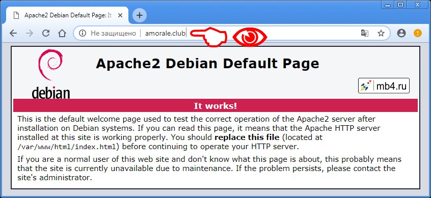 Как проверить, установился ли Apache2 на сервер