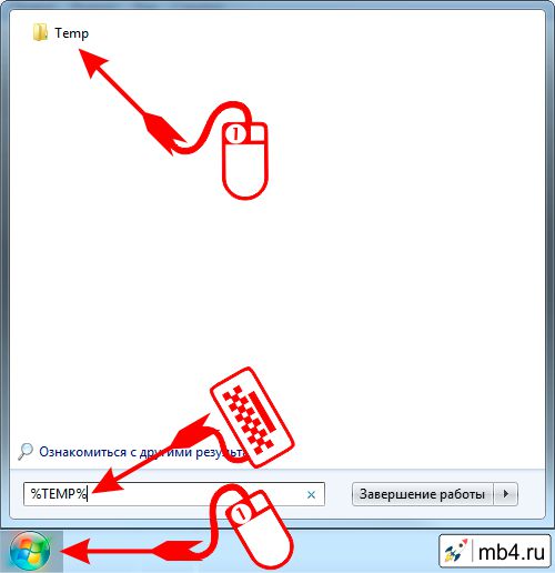 Как почистить папку users в windows 7
