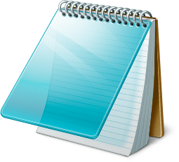 Программа «Notepad» (Блокнот) (текстовый редактор) под Windows 7